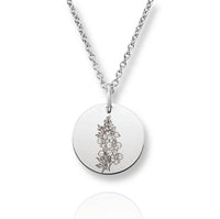 Thumbnail for Silver Personalized Birth Flower Necklace