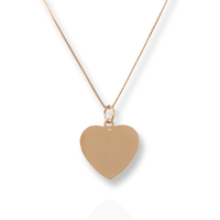 Thumbnail for Gold Personalized Initial Heart Necklace