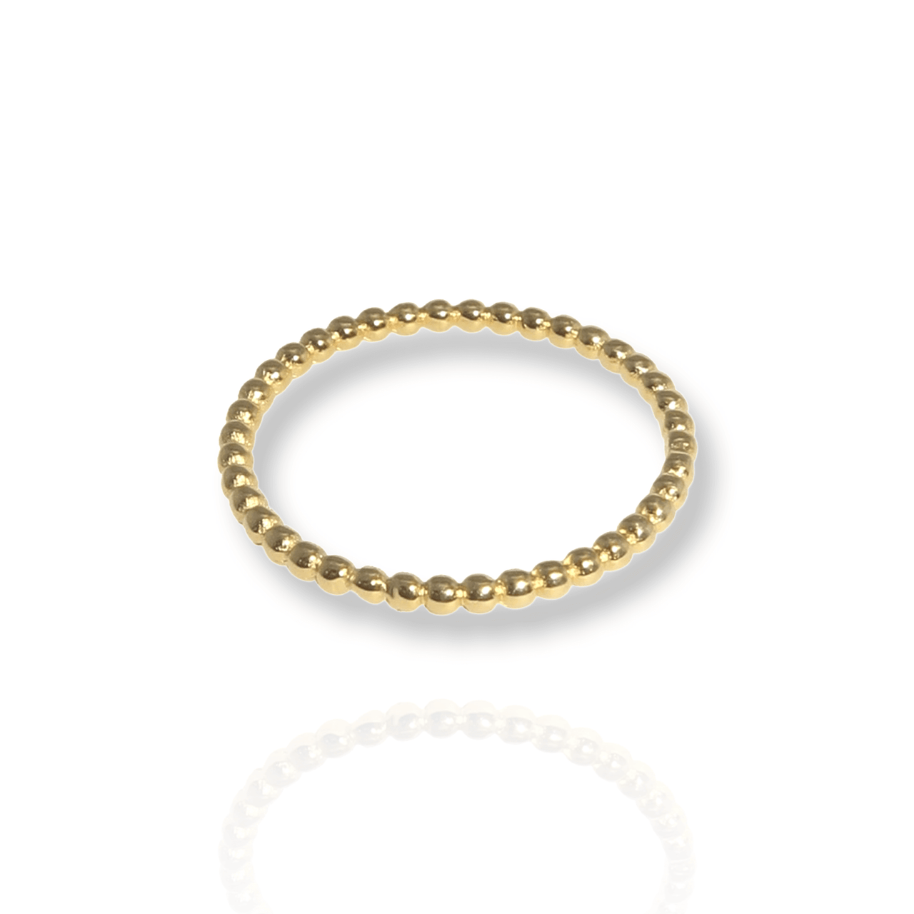 Gold Dot Band Ring