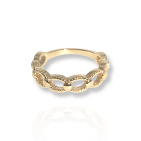 Thumbnail for Gold Linked Chain Band Ring