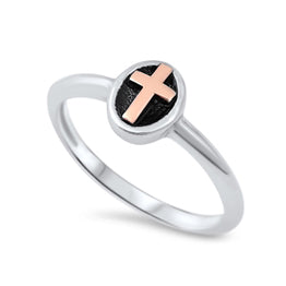 Silver At The Cross Ring