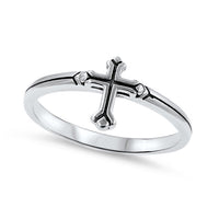 Thumbnail for Silver Medieval Cross Ring