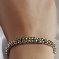 Thumbnail for Silver Bead Bracelet