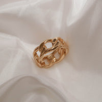 Thumbnail for Gold Thick Cuban Ring