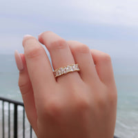 Thumbnail for Gold CZ Stone Ring
