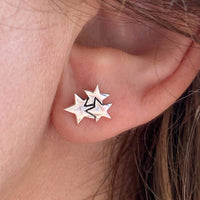 Thumbnail for Silver Stars By Night Earrings